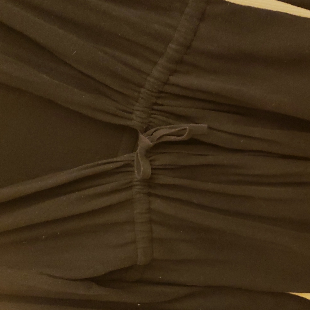 Black, Old Navy tie front cardigan, super cozy....
